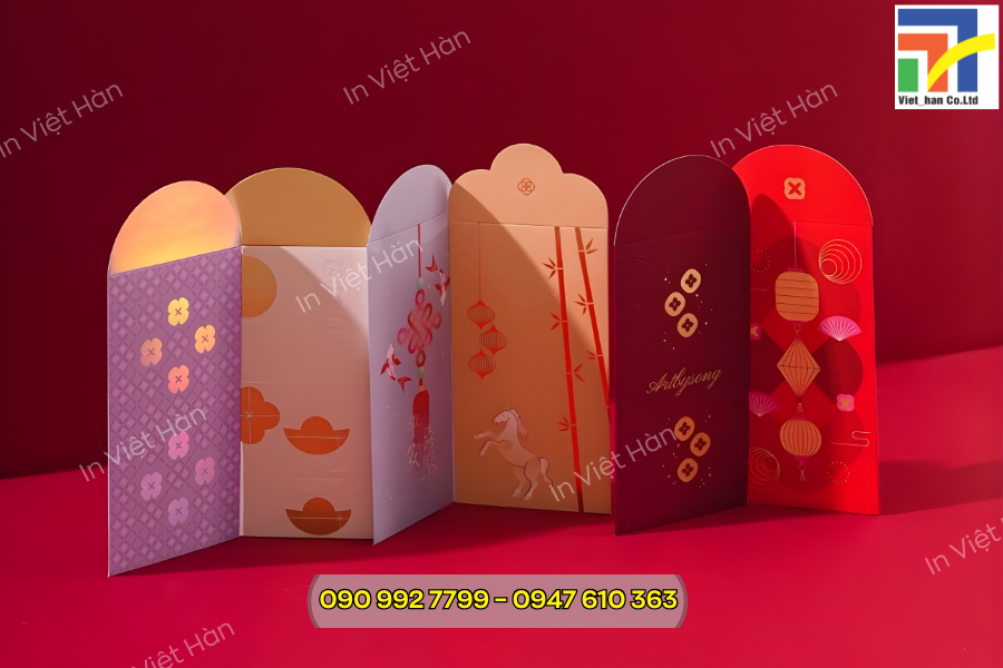 Số lượng, kích thước in lì xì tết