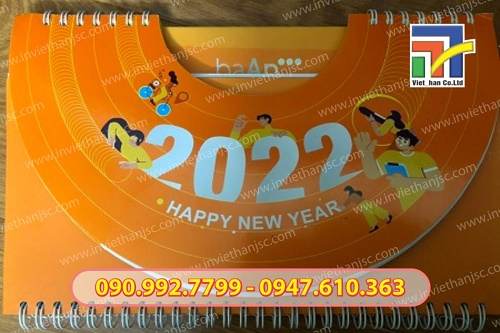 thiết kế lịch để bàn độc quyền 2025