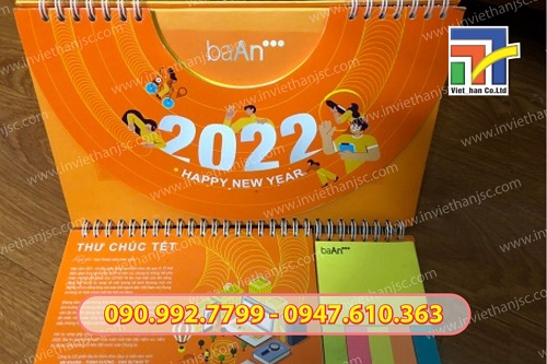 thiết kế lịch để bàn độc quyền 2025